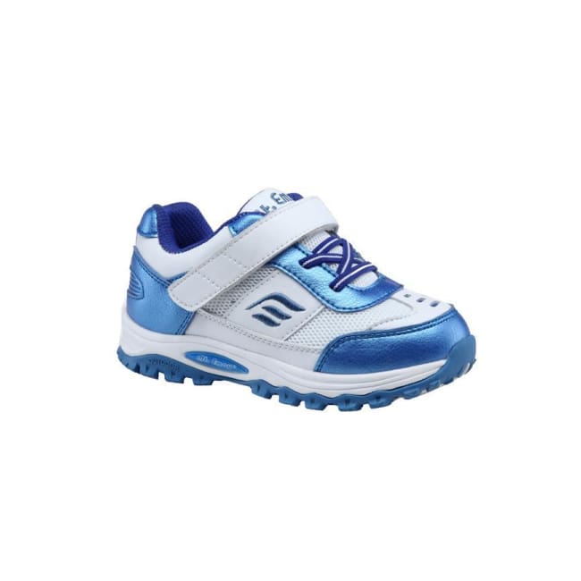 Emey 3301-6L White/Navy Blue Children Straight Last Athletic