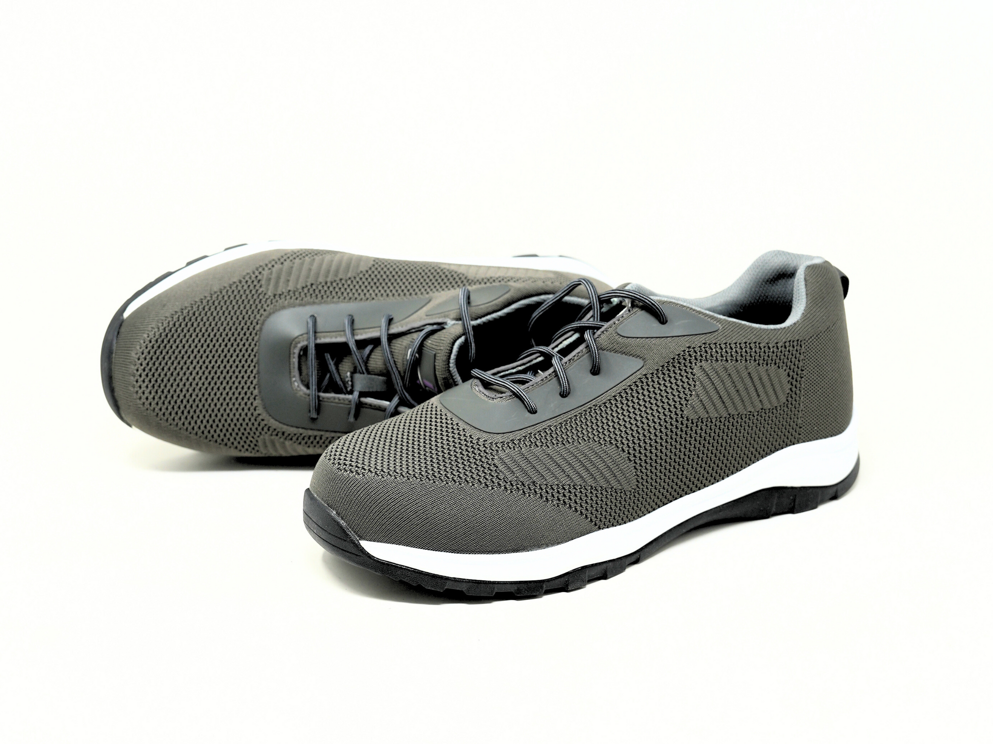 FITec 9735-5L Gray - Men's Laces Walking Shoes with Slip Resistant FITec 9735-5L Gray - Men's Laces Walking Shoes with Slip Resistant
