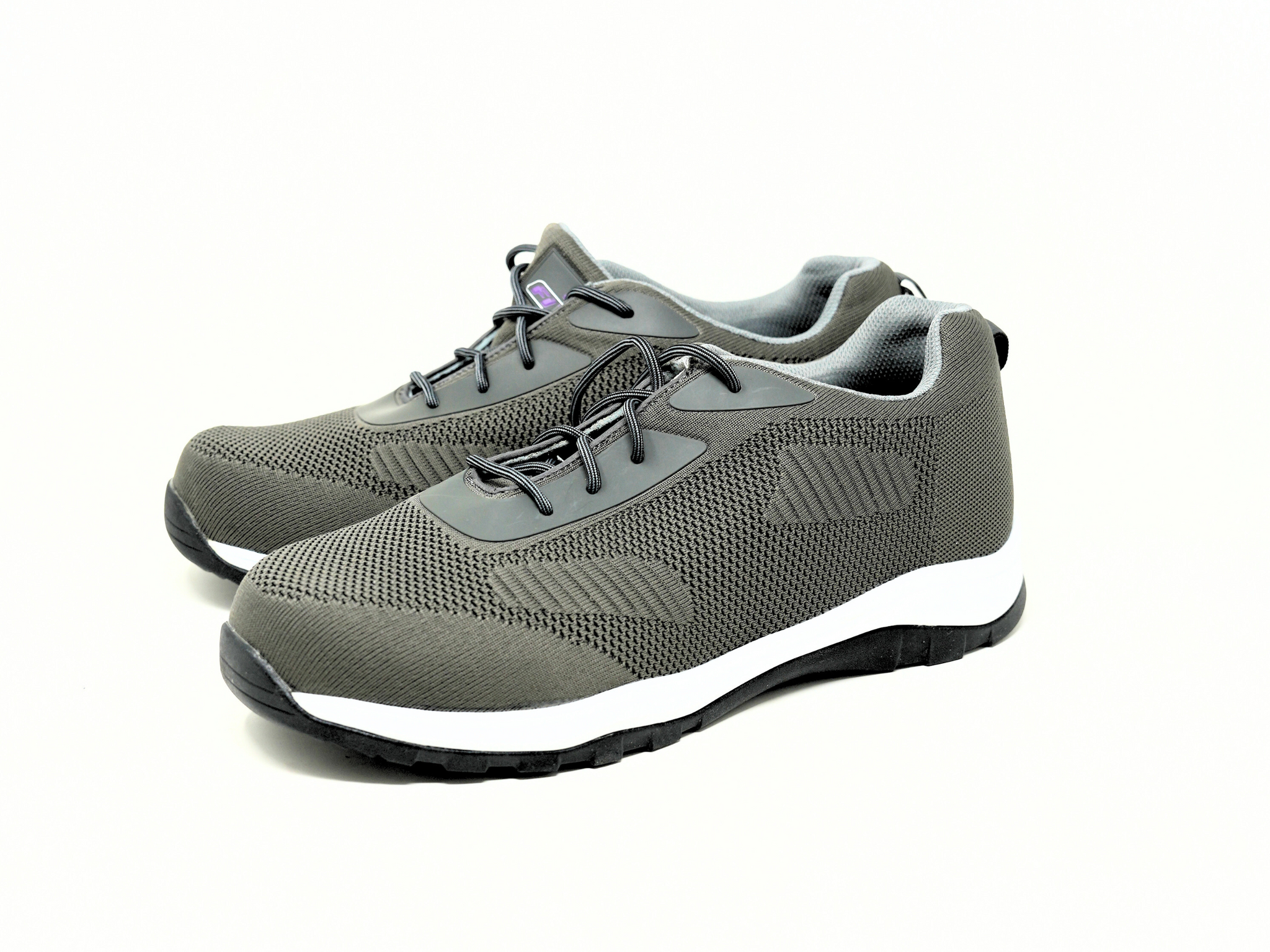 FITec 9735-5L Gray - Men's Laces Walking Shoes with Slip Resistant FITec 9735-5L Gray - Men's Laces Walking Shoes with Slip Resistant