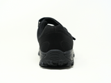 Mt. Emey 9704-V Black - Men Athletic Mesh Hook and Loop Walking Shoes