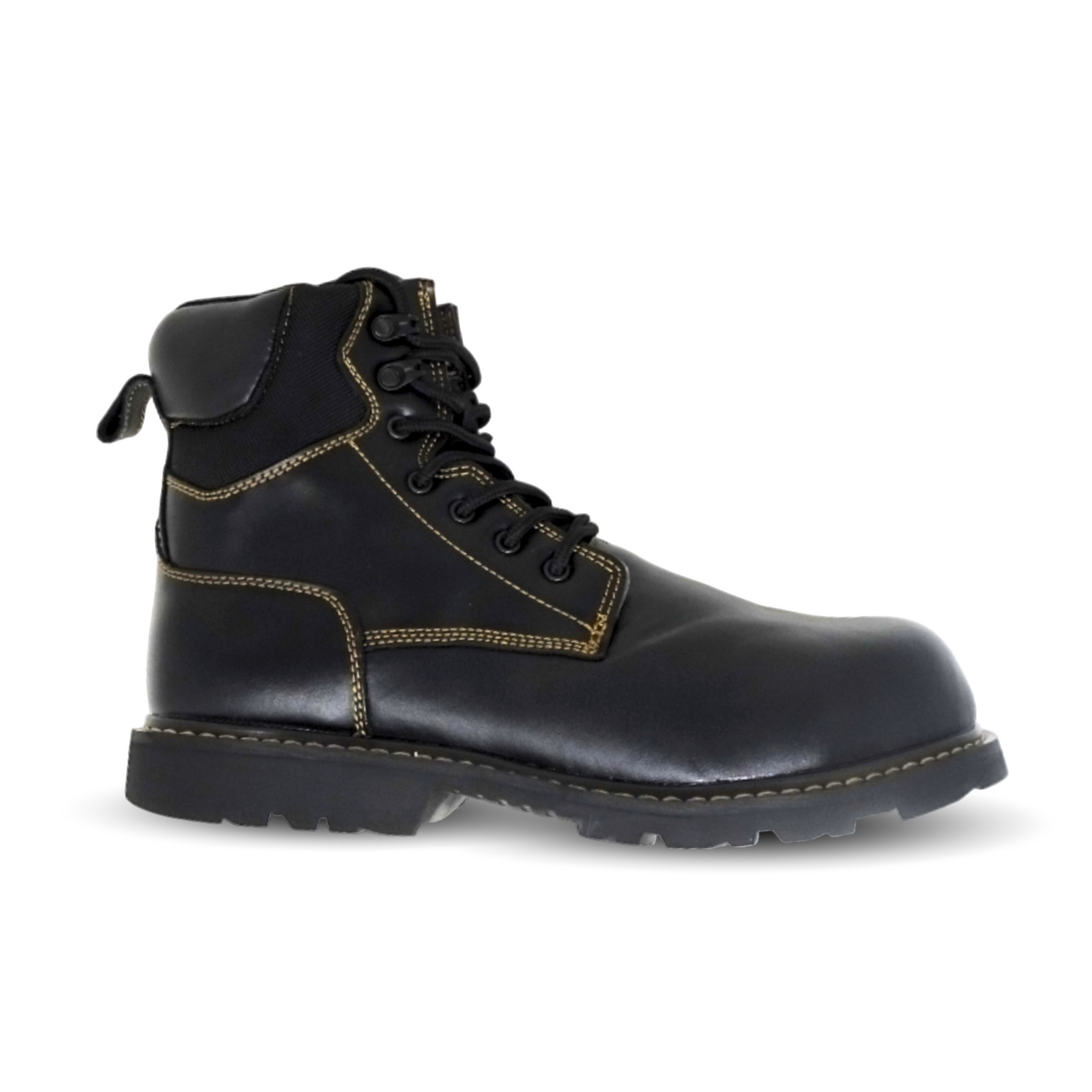 Fitec 6508 Black Men Oil Slip Resistant Work Boots Composite Toe Emeys