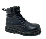 Fitec 6508 Black - Men Oil / Slip Resistant Work Boots Composite Toe