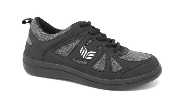 Mt. Emey 9321 Black - Lady's Added-Depth Extreme-Light   Walking Shoes