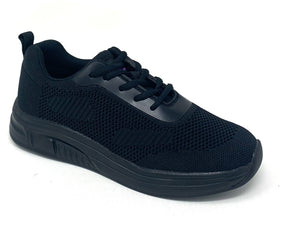 FITec 9328 Black - Lady's Added-Depth Extreme-Light Knitted Walking Shoe