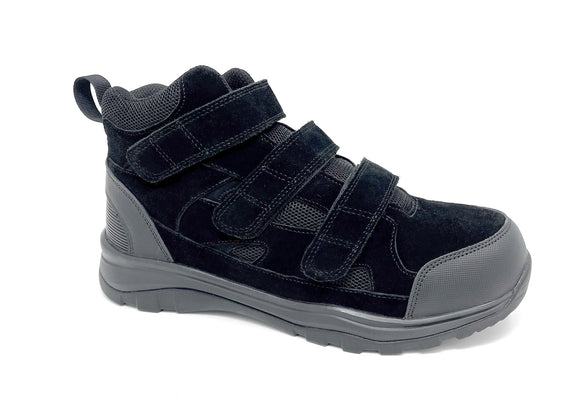 FITec 9715-1V Black - Men's Outdoor Triple Straps Walking Boots