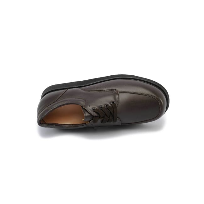 Apis Mt Emey 14 6E Mens Leather Orthopedic Comfort Shoes Brown Extra Wide Men main image 3