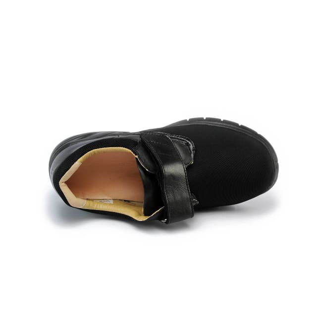 Mt. Emey 9602 Black Lycra - Men's Extra-depth Casual Shoes – Emeys.com