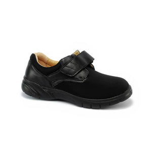 velcro dress shoes men Mt. Emey 9602 Black Lycra